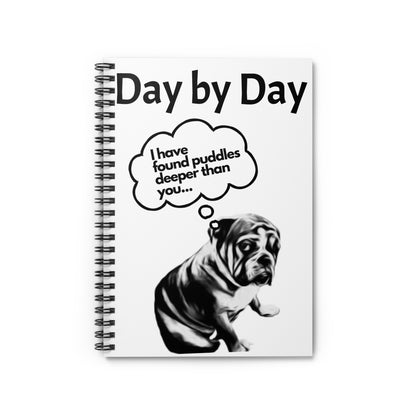 Playful Dog-Themed Spiral Notebook - Perfect for Animal Lovers, Journaling, Gifts, Note-taking, Everyday Use