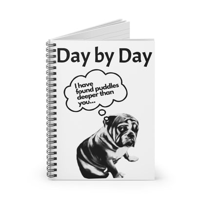 Playful Dog-Themed Spiral Notebook - Perfect for Animal Lovers, Journaling, Gifts, Note-taking, Everyday Use